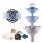 Kitchen Funnels Set for All Kinds of Solid Food and Liquid