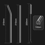 HeykirHome 8-Pack Reusable Glass Straw - Image 3
