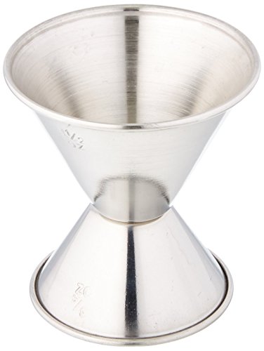 Winco Jiggers - Stainless Steel Bartending Tools - Reliable and Precise Measurement for Perfect Cocktails