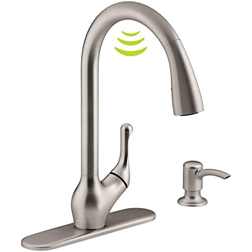 Kohler Barossa Kitchen Sink Faucet, Vibrant Stainless