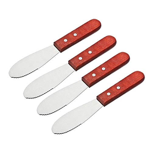Stainless Steel Straight Edge Wide Butter Spreader