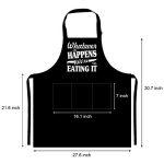 Funny Aprons For Men, Women With Pockets - Image 3