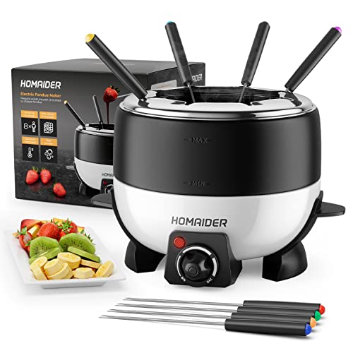 Fondue Pot for Chocolate and Cheese Automatic Thermostat