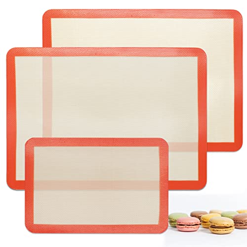 Silicone Baking Mats Set of 3