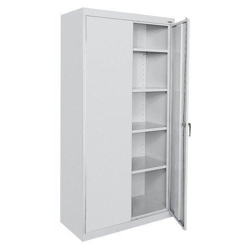 Welded Steel Classic Storage Cabinet, 4 Adjustable Shelves