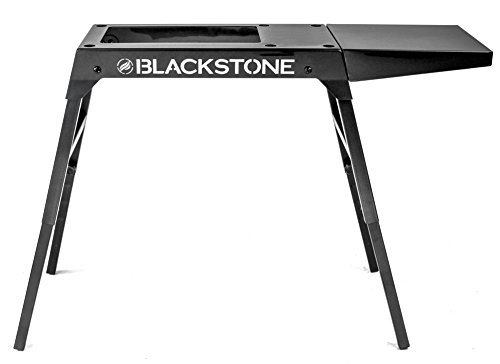 Portable Blackstone Griddle Stand with Adjustable Legs and Side Shelf - Ideal for Outdoor Cooking and Camping