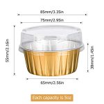 Aluminum Foil Baking Cups with Lids - Image 3