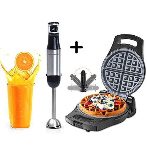 Belgian Waffle Maker Aigostar & Aigostar Immersion Blender