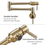 Pot Filler Faucet Brass Wall Mount - Image 4