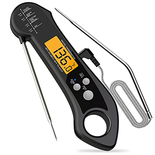 Dual Probe Digital Meat Thermometer Waterproof