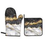 Marble Oven Mitts and Pot Holders 4pcs Sets - Image 9