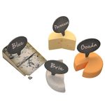 Cheese Marker Gift Set of 4 Cheese Labels & 2 Chalk Markers - Image 2