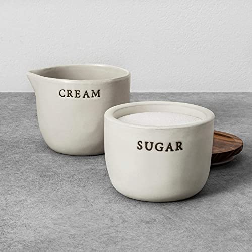 COLIBROX Stoneware Cream Cellar And Sugar