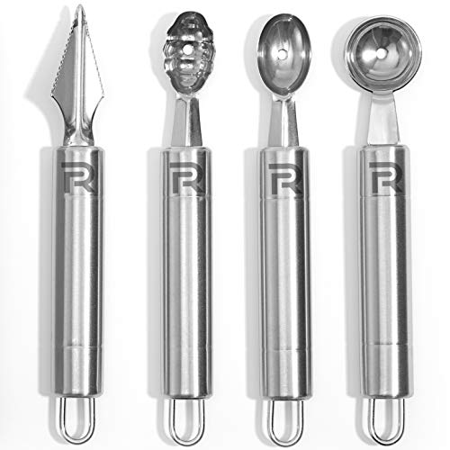 Cutting and Scooping Fruit Baller Scoop Set