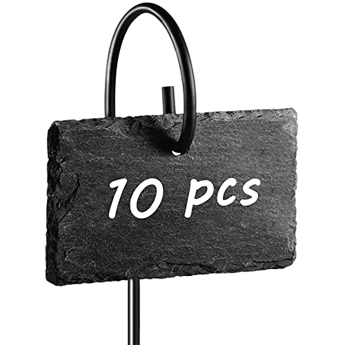 10 Pcs Slate Garden Signs Waterproof Reusable Garden Markers