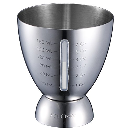 Bel-Air Measured Double Jigger Set - Stainless Steel Cocktail Measuring Tool, 1-6 oz Capacity