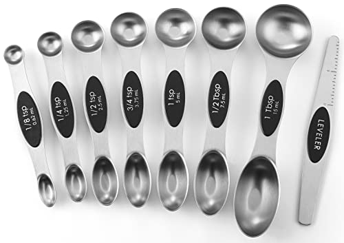 Dual Sided Magnetic Measuring Spoons Set