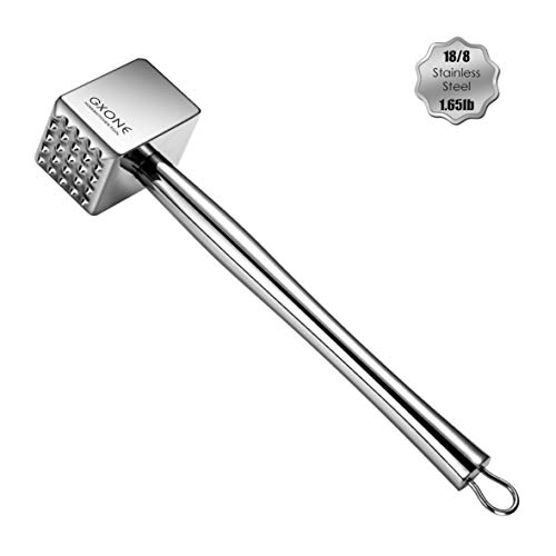 Stainless Steel Heavy Sturdy Meat Mallet/Pounder/Hammer Tool