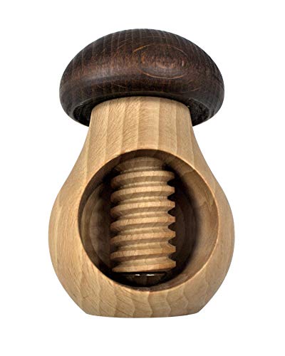 EFO Wooden Nutcracker Mushroom Nut Cracker Tool