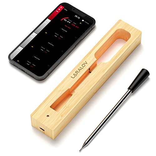 Laralov Meat Thermometer Wireless with Bluetooth