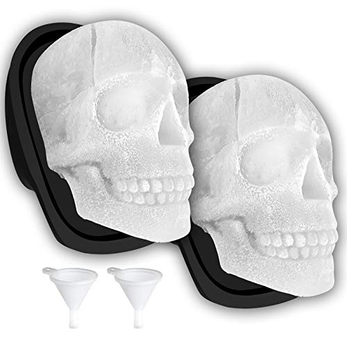Extra Large 3D Skull Ice Cube Mold Silicone