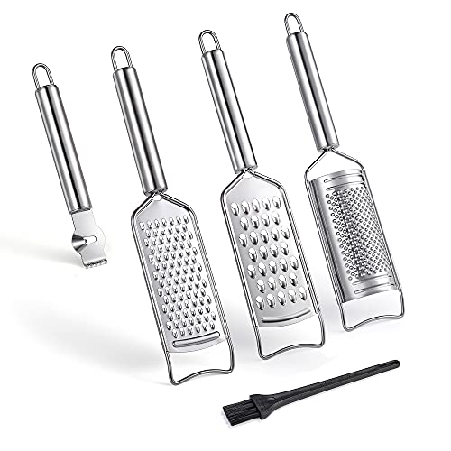 Tongjude Stainless Steel Cheese Grater Set