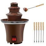 Electric Melting Machine Chocolate Fondue Fountain Set