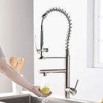 Commercial Kitchen Faucet with Pull Down Sprayer - Image 5