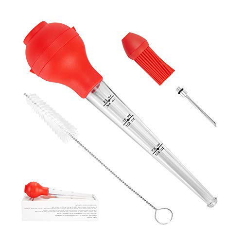 Turkey baster syringe for cooking