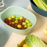 Familion 2 Pack 5 QT Large Kitchen Strainer Colander Bowl Sets - Image 6
