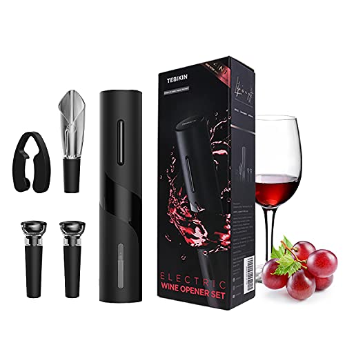 Automatic Electric Wine Opener Set with Vacuum Wine Stoppers