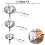 Stainless Steel Kitchen Funnels for Precise Pouring and Filling - Long-Handled Funnel Set - Image 5