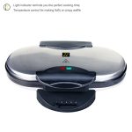 ZZ Heart Waffle Maker with Non-Stick Plate 1200W - Image 2