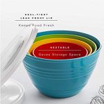 BINO Plastic Mixing Bowls with Lids Set - Image 3