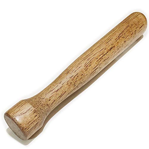 Wooden Cocktail Muddler - 8 Inch Essential Tool for Crafting Perfect Mojitos and Cocktails