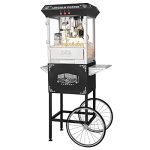 Black Antique Popcorn Popper Machine