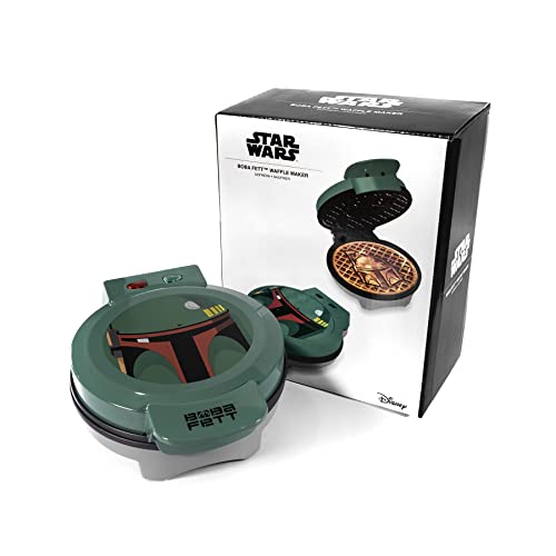 Uncanny Brands Star Wars Boba Fett Round Waffle Maker