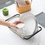 Suwimut 2 Pack Over the Sink Oval Colander for Kitchen - Image 7
