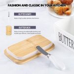 Hasense Porcelain Butter Dish with Bamboo Lid - Image 7
