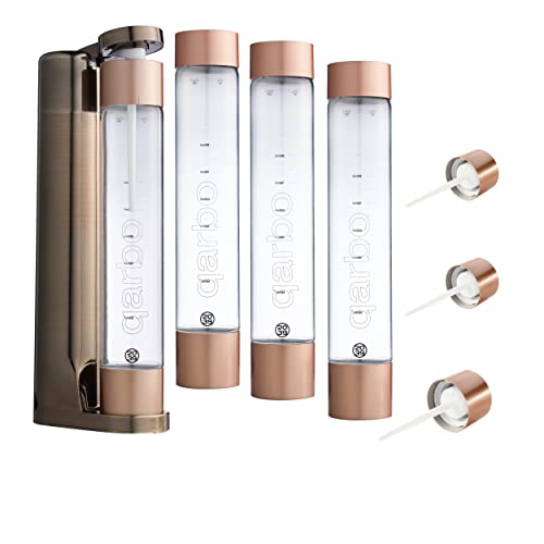 Twenty39 qarbo sparkling water maker Party Bundle with 4 bottles