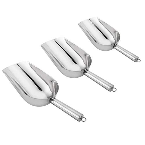 MBB Stainless Steel Ice Scoops Set