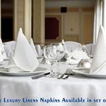 Lukeville Luxury Linen 100% Pure Soft Cotton Dinner Napkins - Image 6