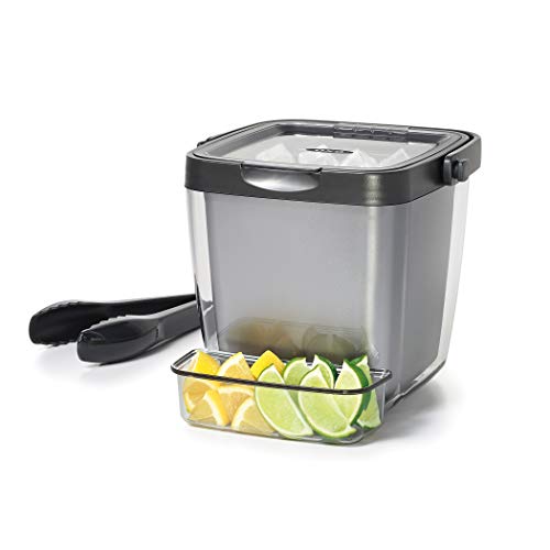Good Grips Double Wall Ice Bucket with Tongs and Garnish Tray