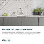 Elkay Quartz Classic Black Single Bowl Dual Mount Bar Sink - Image 12