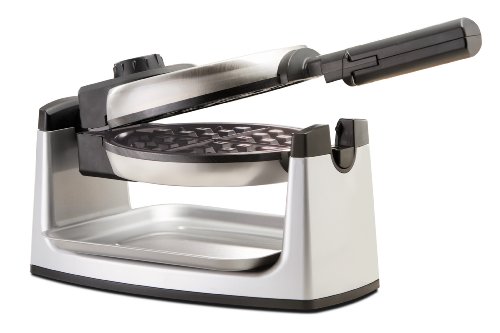 BELLA Rotating Waffle Maker, Stainless Steel