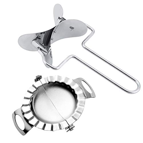 Easy Stainless-Steel Pasta Wrapper Cutter & Traditional Press Mold