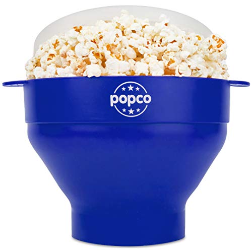 Collapsible Microwave Popcorn Popper with Handles