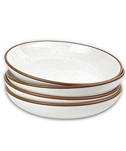 Mora Ceramic Large Pasta Bowls 30oz