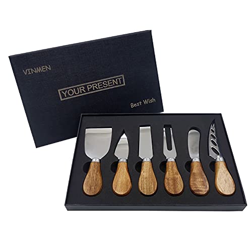 Cheese Knives Set with Wood Handle
