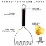 Professional Stainless Steel Wire Masher & Scraper - Image 2